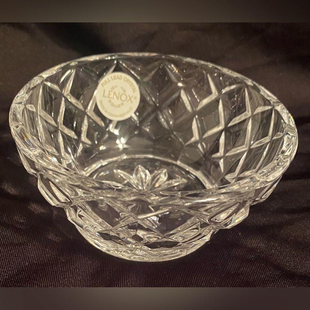 Lenox Collections Crystal Diamond 3.5” Bowl with COA